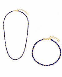 Georgia Sapphire CZ Tennis Bundle