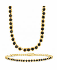 Helene Bezel Black CZ Jewelry Bundle