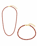 Georgia Garnet CZ Tennis Bundle