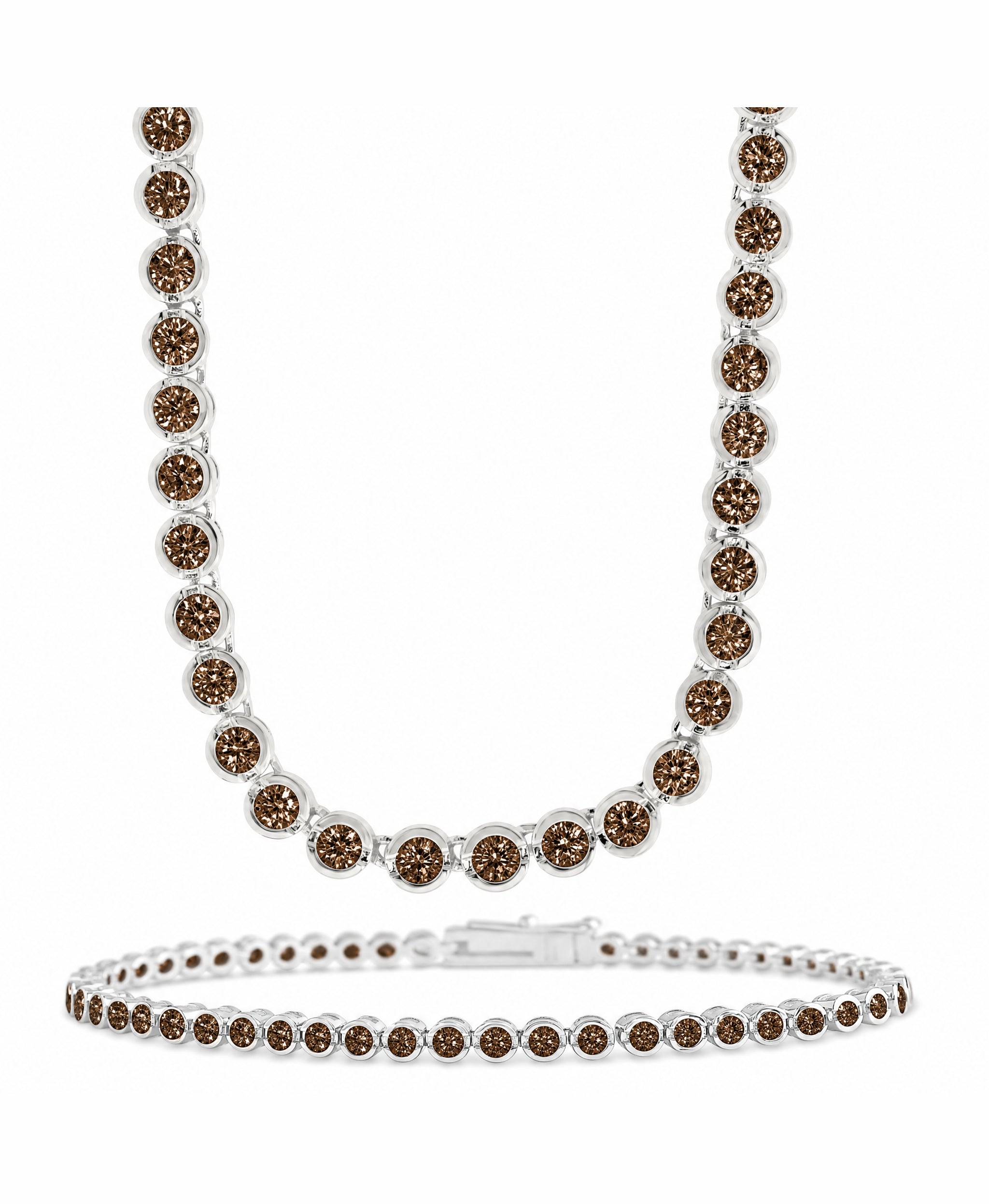 Helene Bezel Chocolate CZ Jewelry Bundle