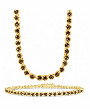 Helene Bezel Chocolate CZ Jewelry Bundle
