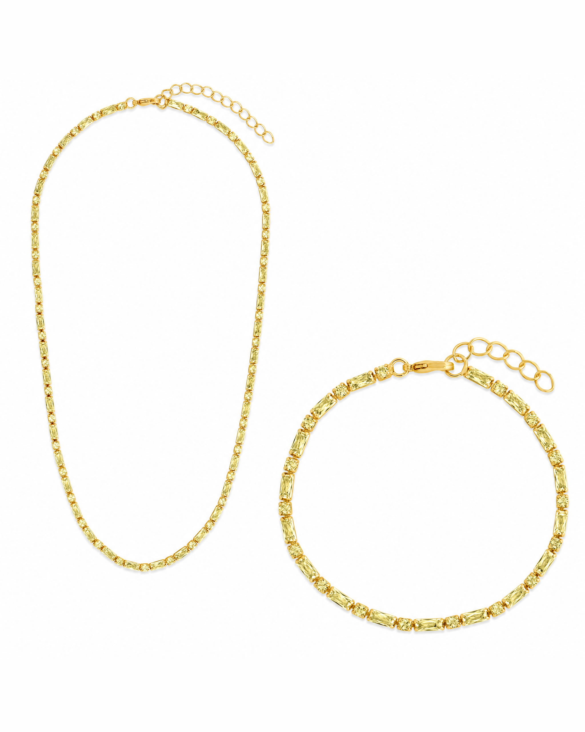 Georgia Canary CZ Tennis Bundle