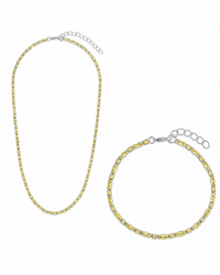 Georgia Canary CZ Tennis Bundle