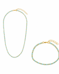 Georgia Aquamarine CZ Tennis Bundle