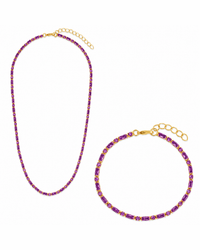 Georgia Amethyst CZ Tennis Bundle