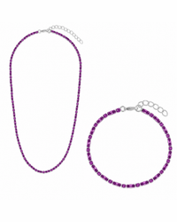 Georgia Amethyst CZ Tennis Bundle