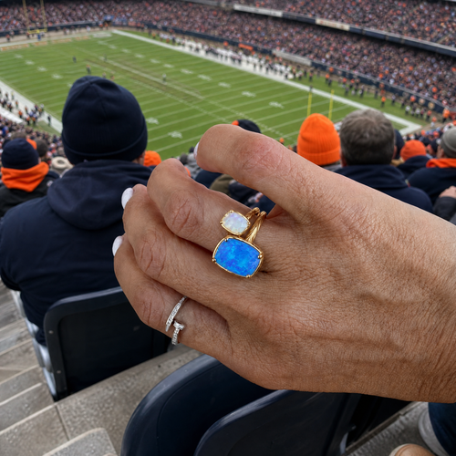 Chicago Game Day Ring Stack