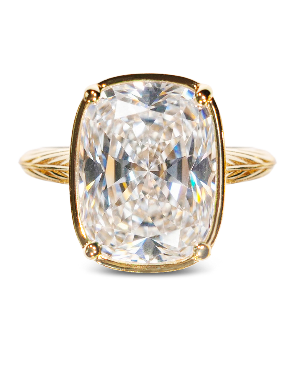 Sterling Silver Elongated Cushion Cocktail Ring