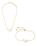 'When Stars Align' Constellation Necklace and Bracelet Set - Sterling Forever