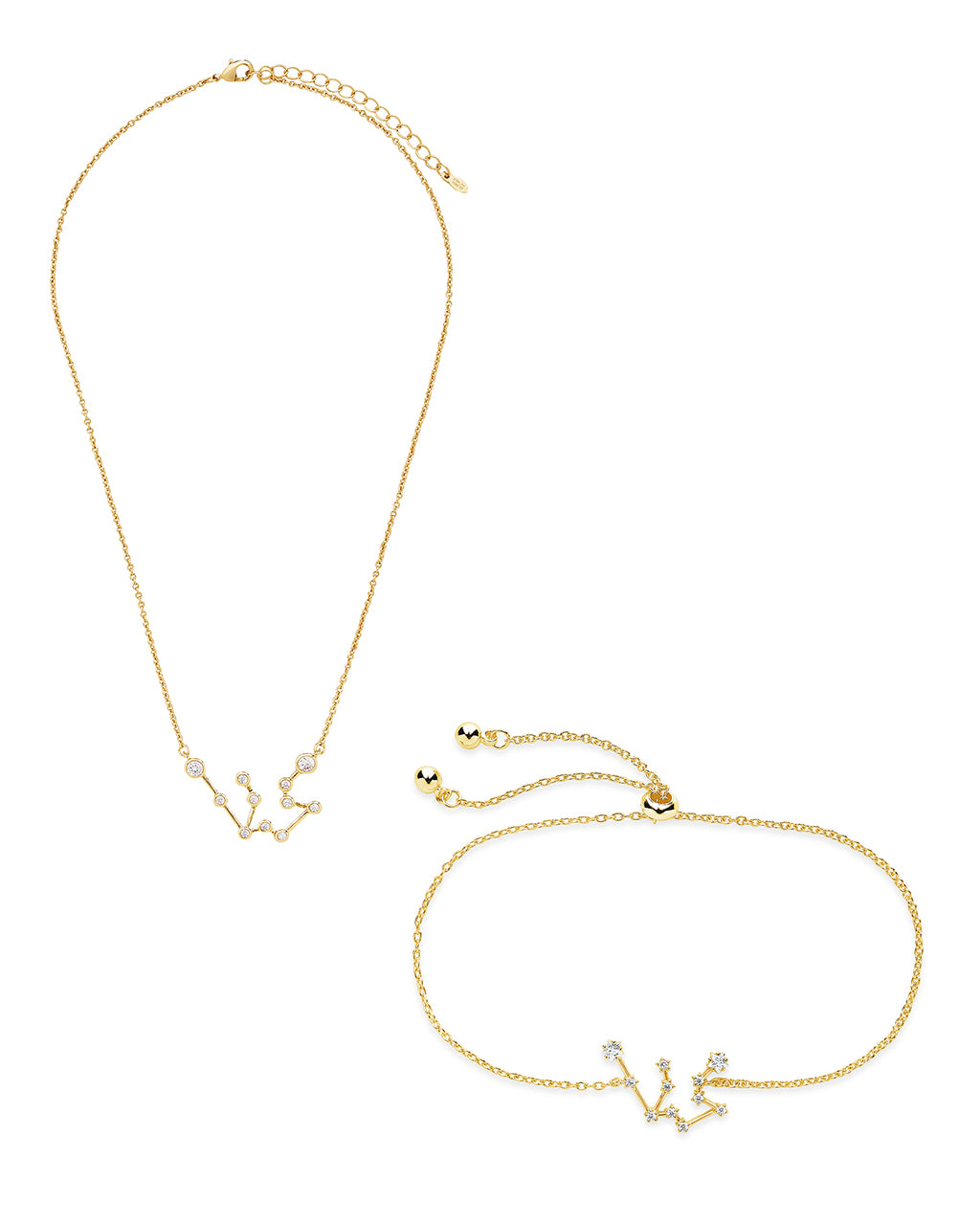 'When Stars Align' Constellation Necklace and Bracelet Set