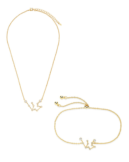 'When Stars Align' Constellation Necklace and Bracelet Set