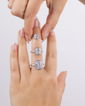 Sterling Silver Midi Elongated Cushion Ring (waitlist)