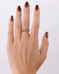 Sterling Siver Dez Beaded Ring