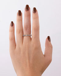 Sterling Siver Dez Beaded Ring