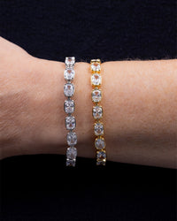 Elongated Cushion Tennis Bracelet