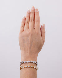 Elongated Cushion Tennis Bracelet