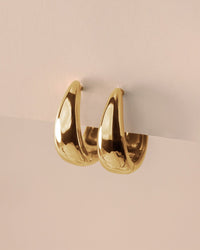 Lavina Polished Micro Hoop Earrings - Sterling Forever