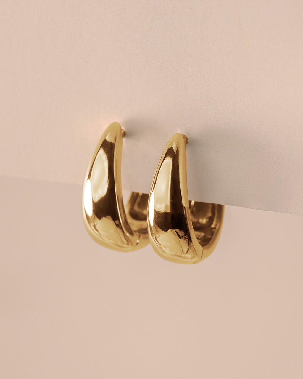 Lavina Polished Micro Hoop Earrings - Sterling Forever