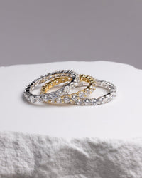 Sterling Silver Gracie CZ Eternity Ring - Sterling Forever