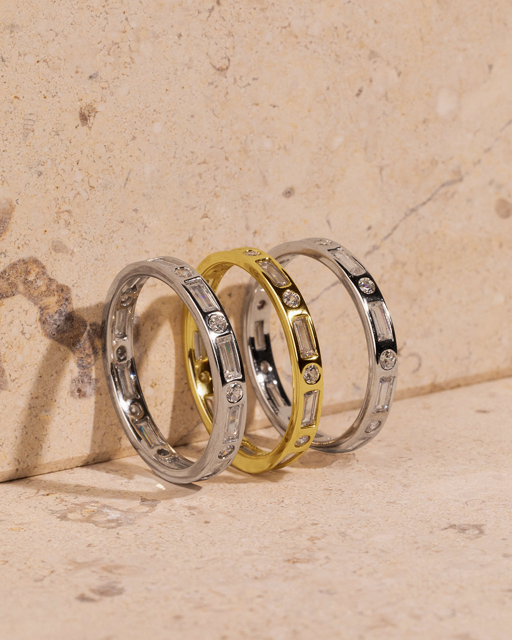 Sterling Silver Ethel CZ Band Ring