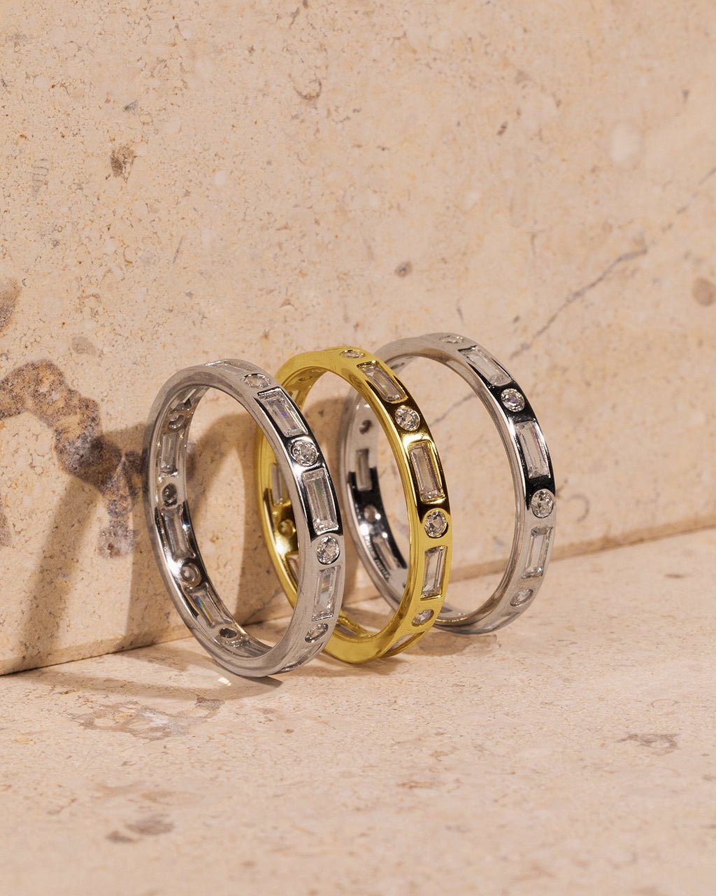 Sterling Silver Ethel CZ Band Ring - Sterling Forever