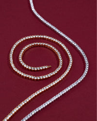 Cecil CZ Tennis Necklace