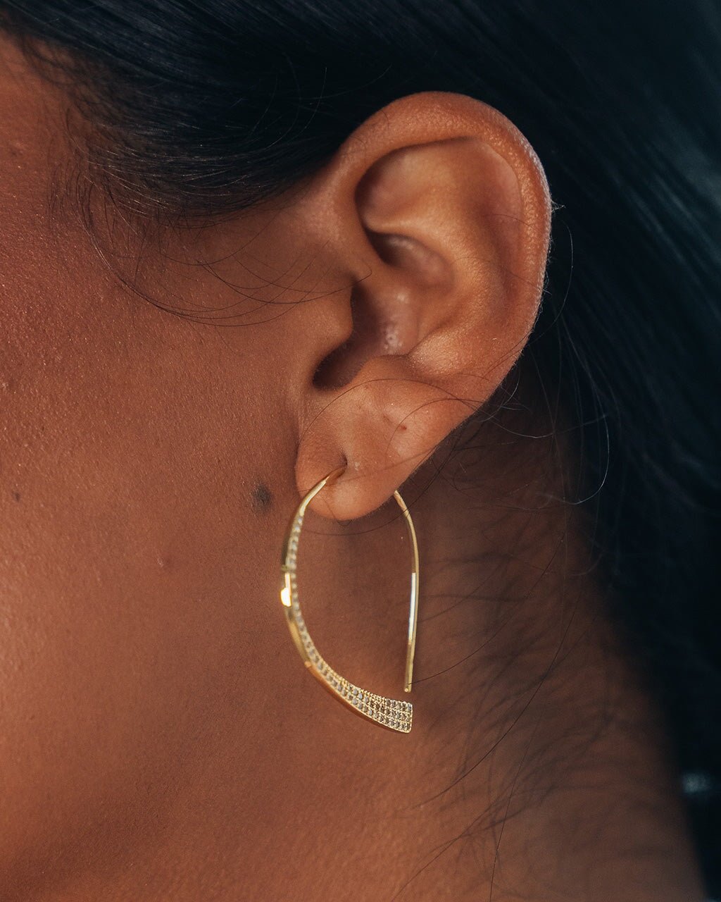 Carlotta CZ Threader Earrings - Sterling Forever