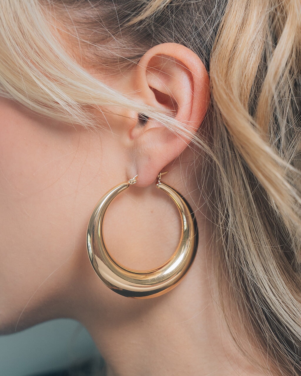 Kali Hoops Earring Sterling Forever 