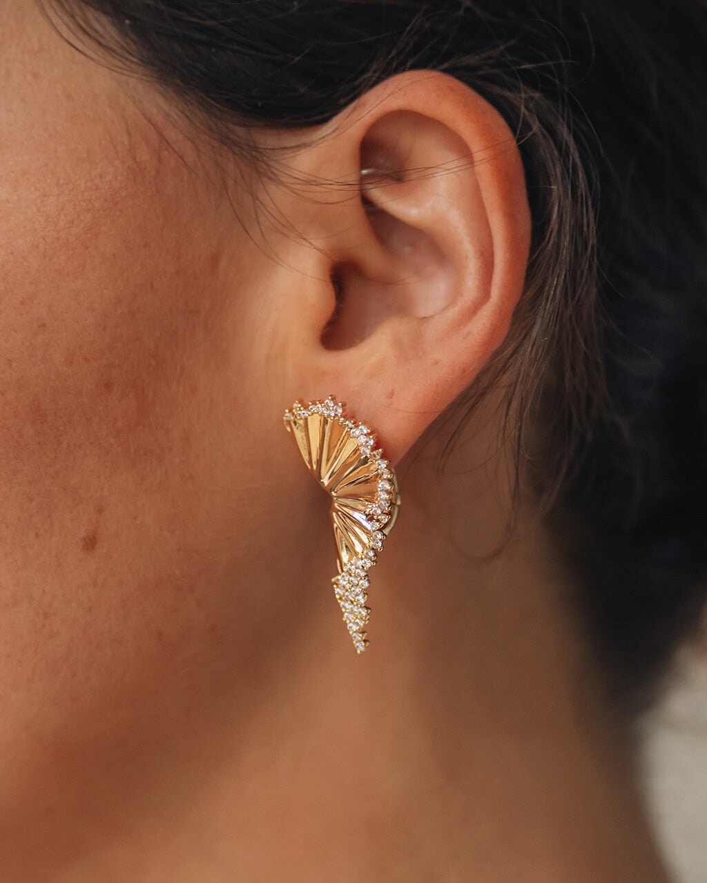 Angelina CZ Statement Stud Earrings – Sterling Forever