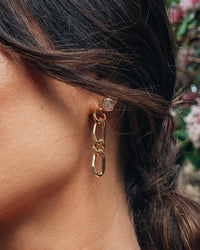 Jacqueline Chain Drop Stud Earrings - Sterling Forever