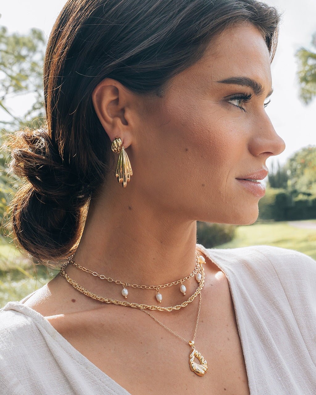 Bailey Twist Micro Hoop Earrings - Sterling Forever