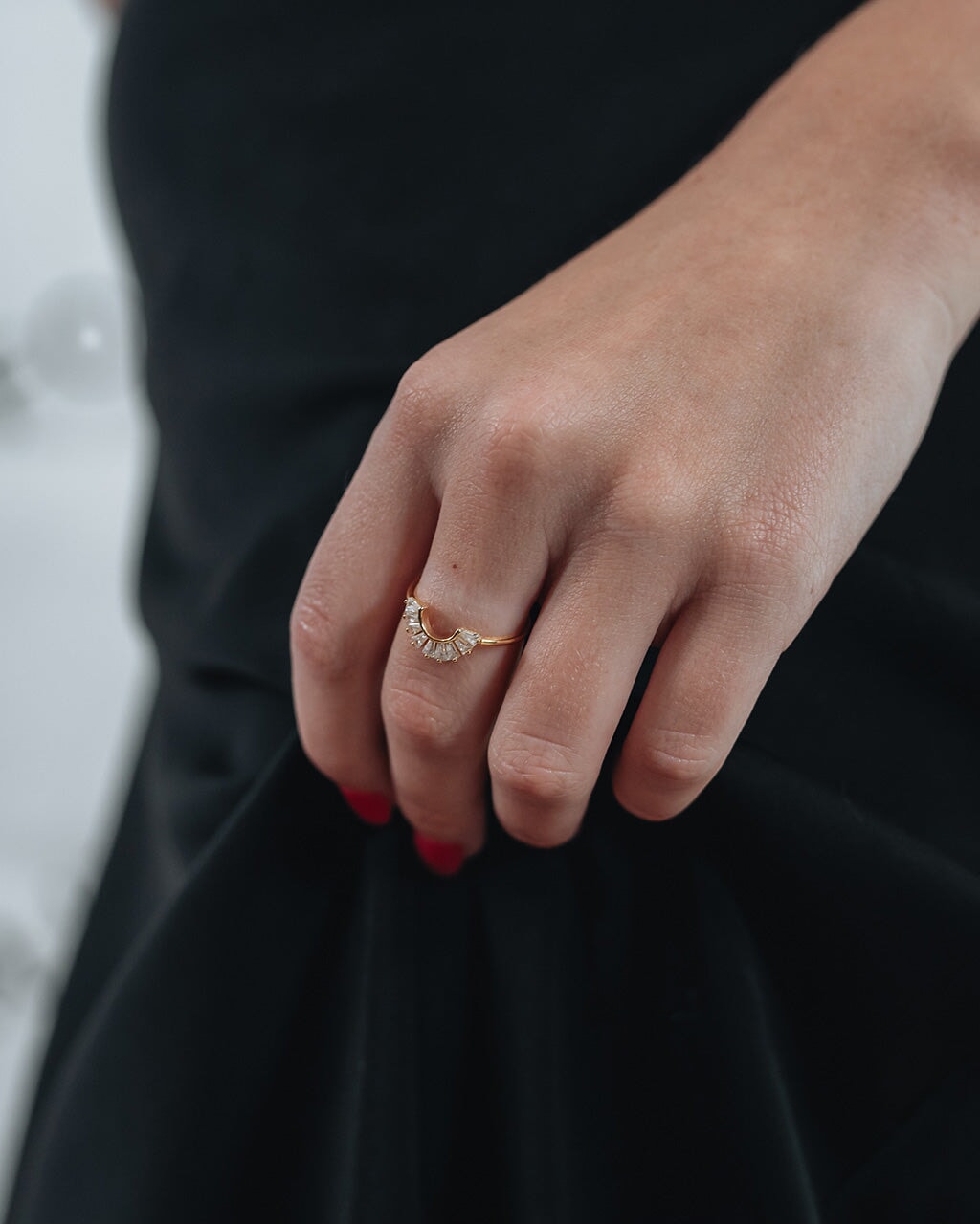 Sterling Silver CZ Dawn Stacking Ring Ring Sterling Forever 