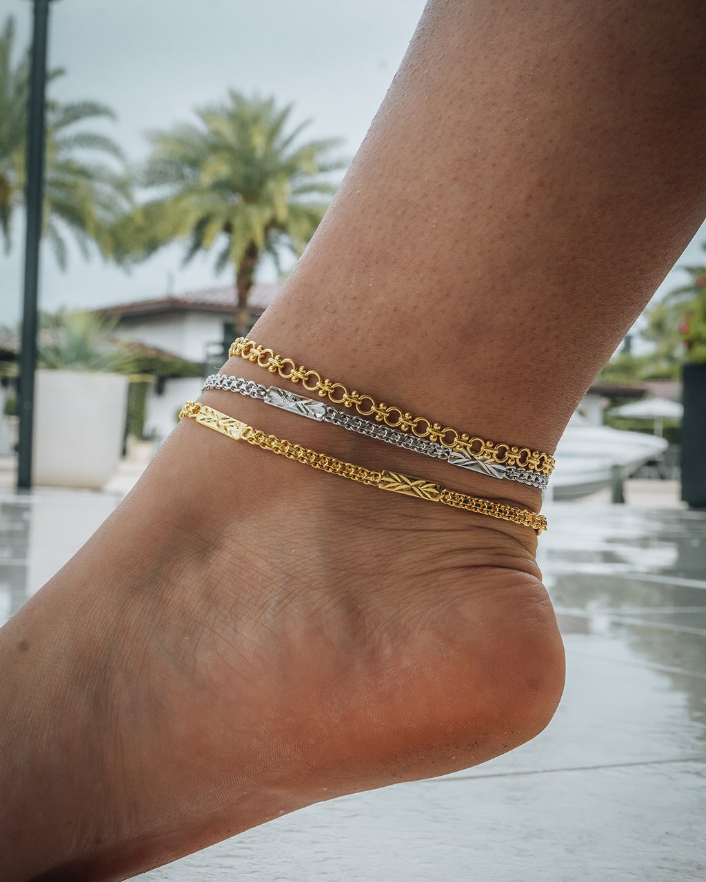 Alhudapk Com Anklet With J Initial Silver Chain Leg Online
