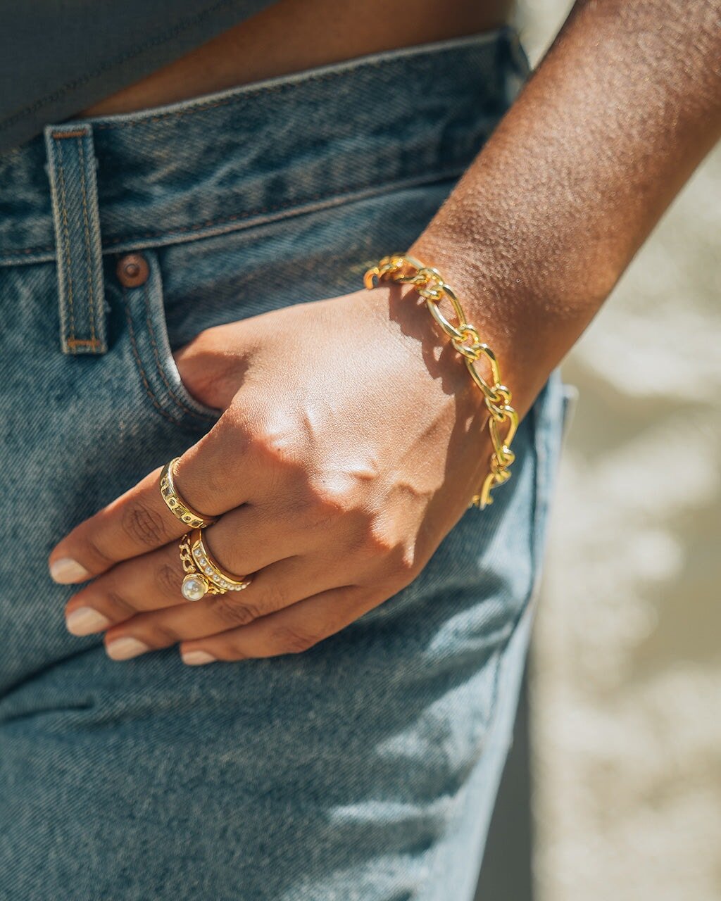 Amoura Bold Chain Bracelet - Sterling Forever