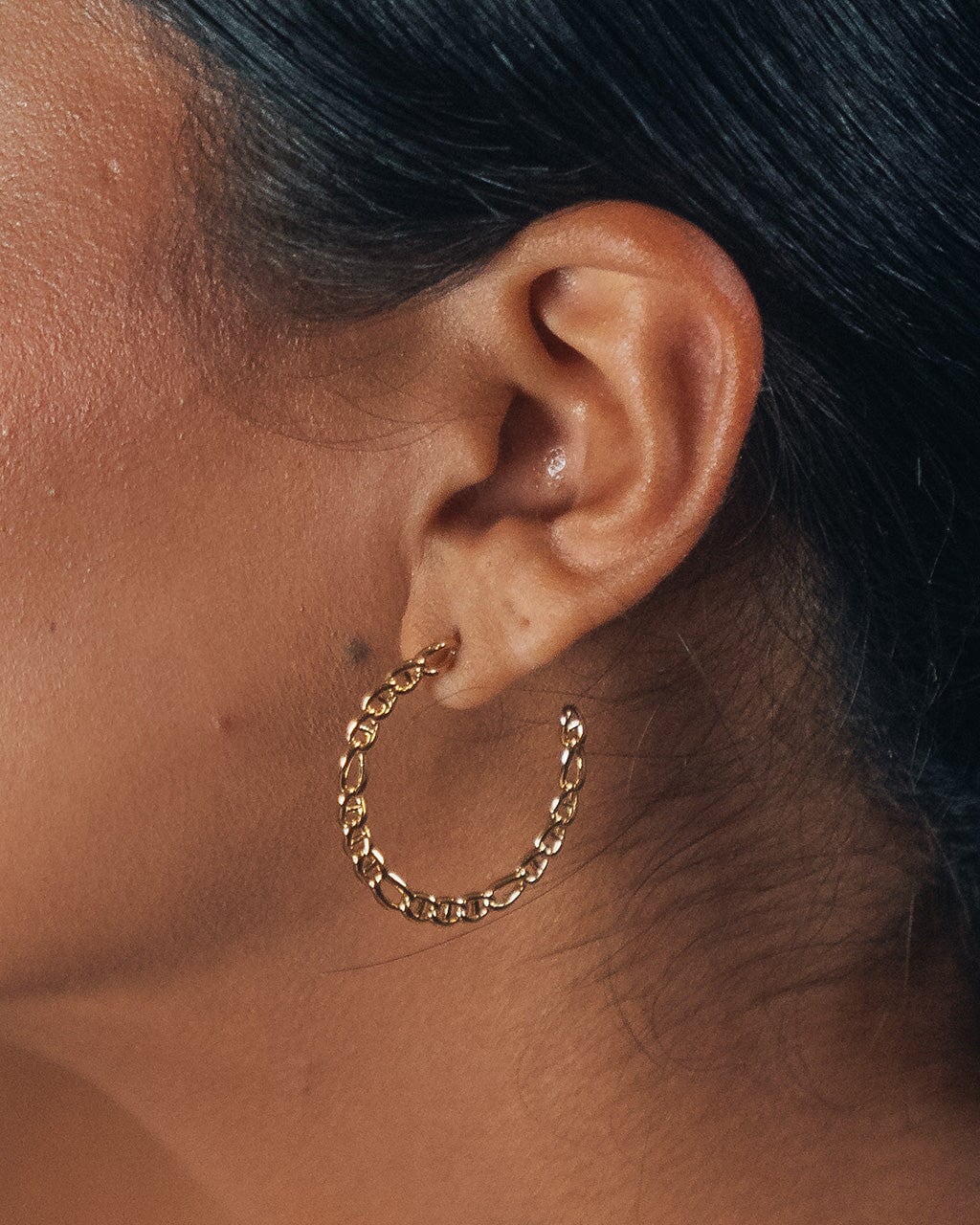 Rylan Hoops Earring Sterling Forever 