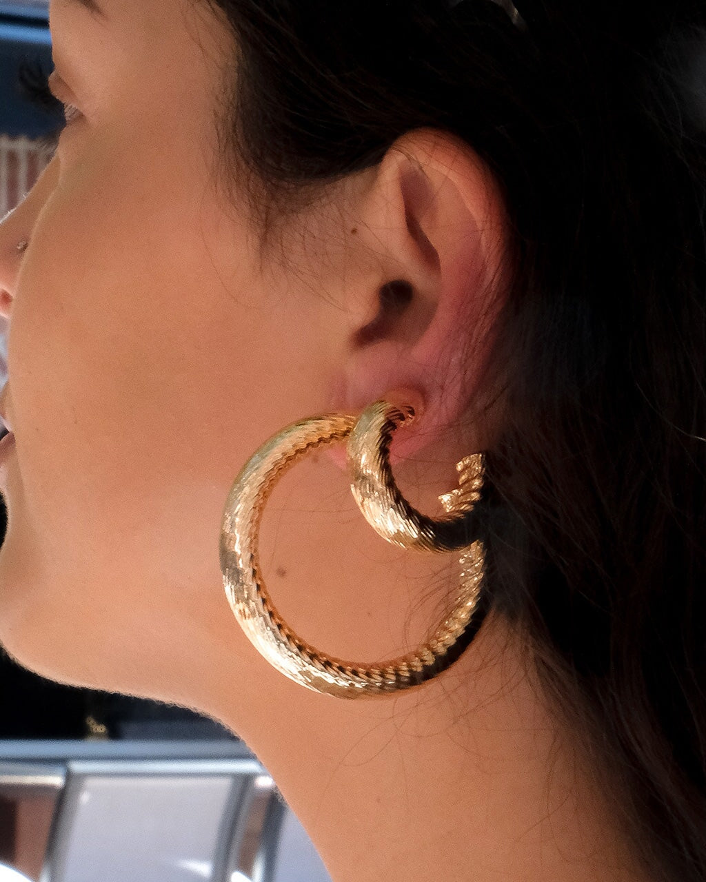 Alayna Hoops Earring Sterling Forever 