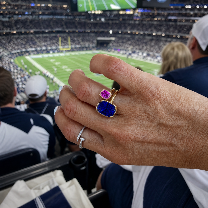 Dallas Game Day Ring Stack