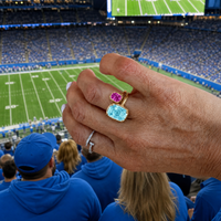 Detroit Game Day Ring Stack