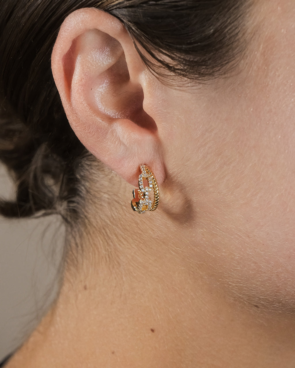 イヤリング TATIANA Bubble Link Hoop Earrings EC3133 MUSINSA | TATIANA Bubble Link Hoop Earrings EC3133