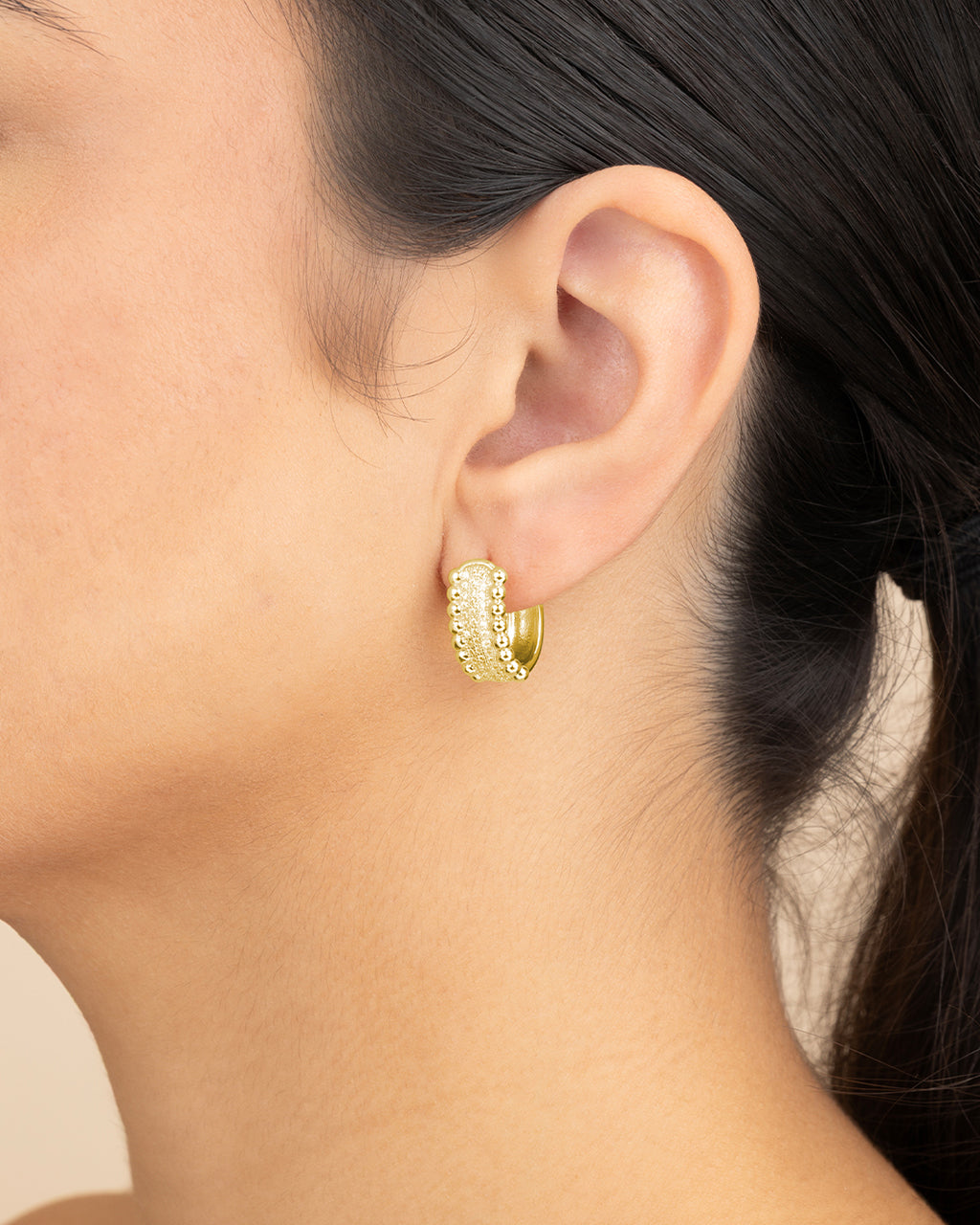 Ellerie CZ Micro Hoop Earrings