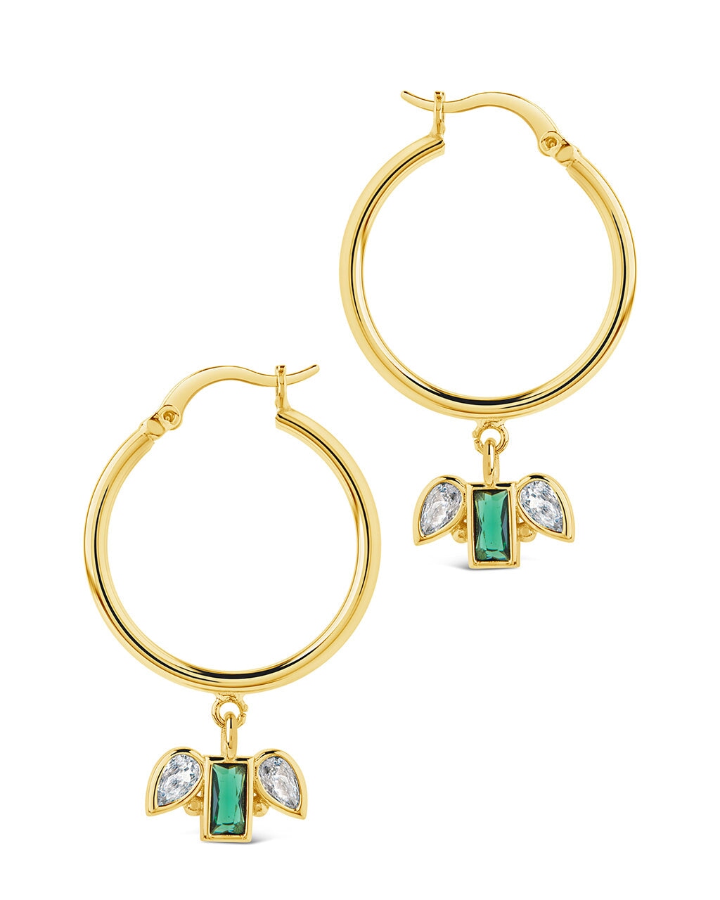 Darcy Hoops Earring Sterling Forever 