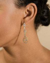 Meryl CZ Drop Earrings - Sterling Forever