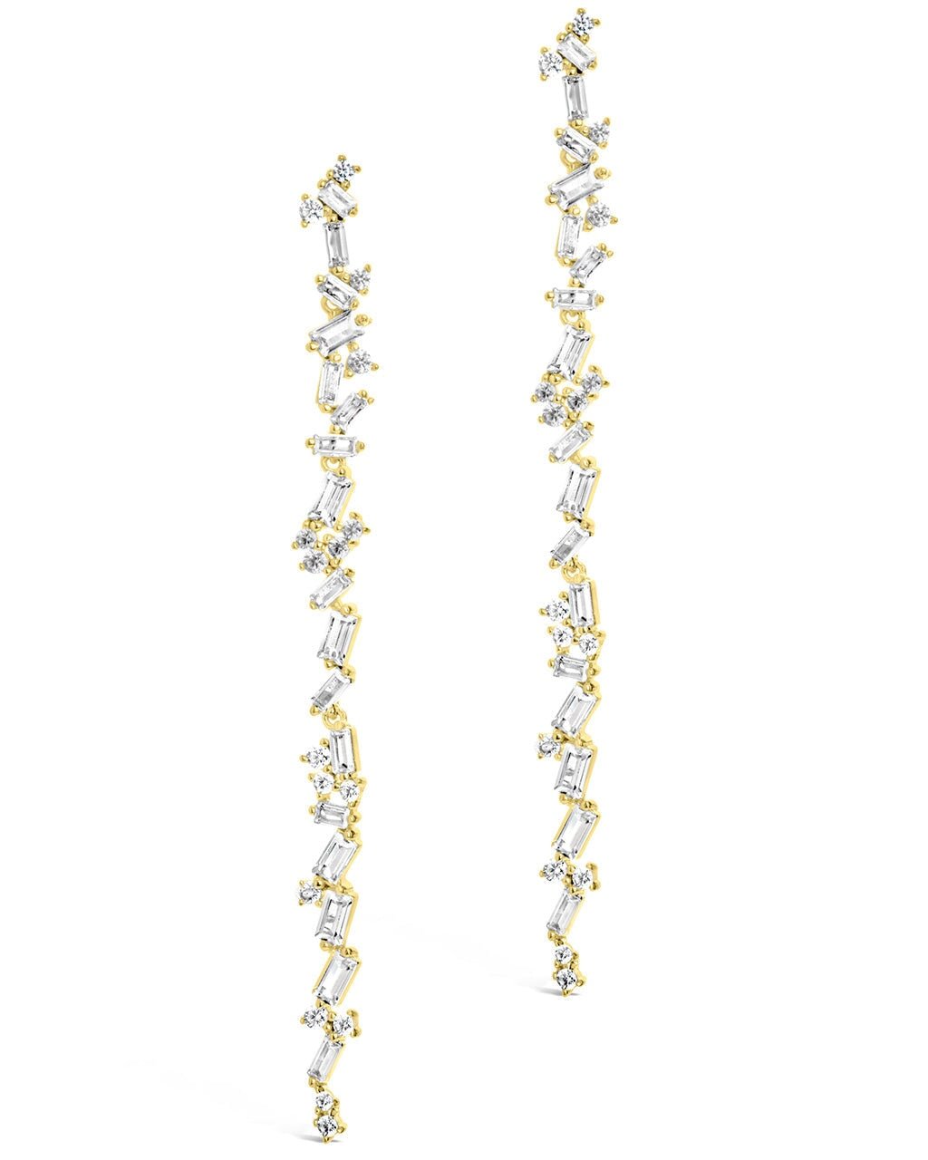 Connie CZ Drop Stud Earrings - Sterling Forever