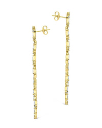 Connie CZ Drop Stud Earrings - Sterling Forever