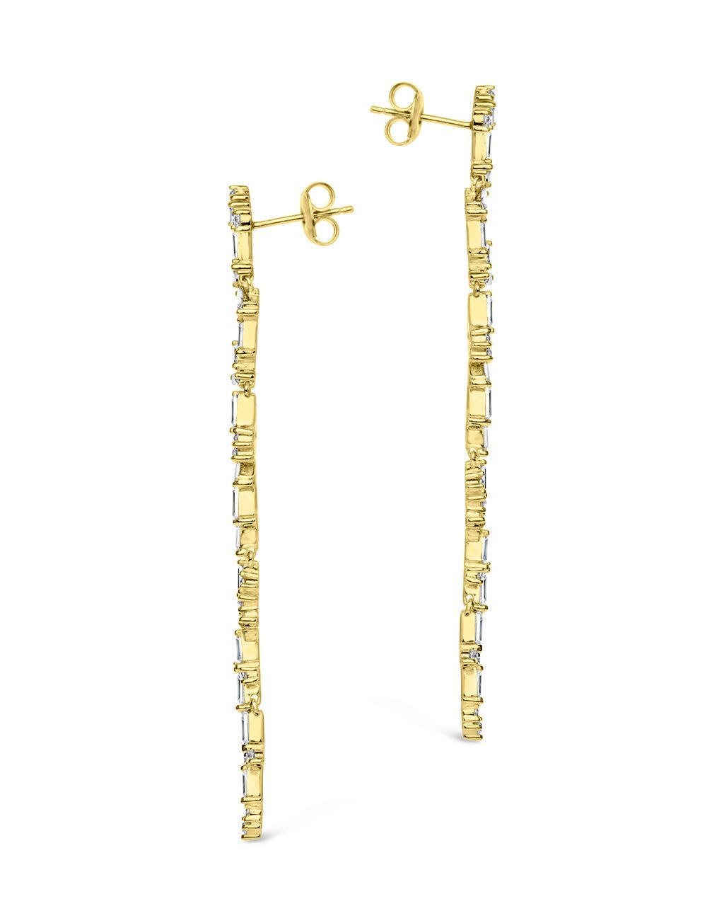 Connie CZ Drop Stud Earrings - Sterling Forever