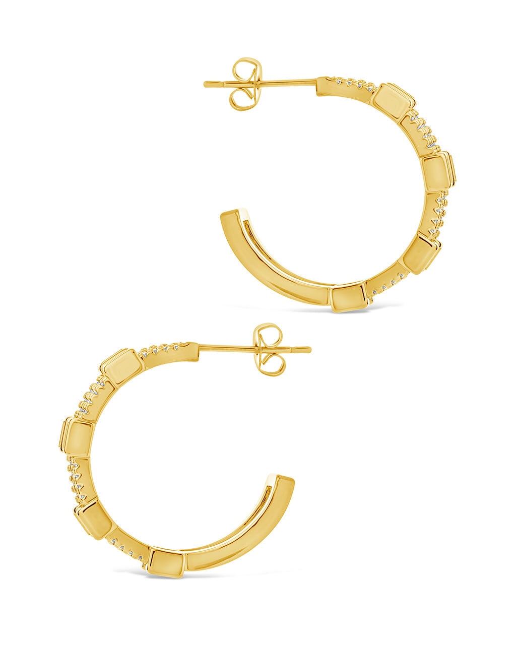 Neah Hoops Earring Sterling Forever 