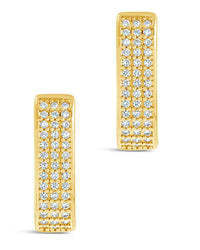 Renee CZ Huggie Hoop Earrings - Sterling Forever