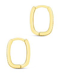 Renee CZ Huggie Hoop Earrings - Sterling Forever