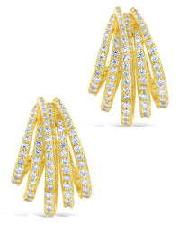Jenny Statement Hoops Earring Sterling Forever 