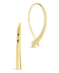 Carlotta CZ Threader Earrings - Sterling Forever